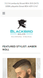 Mobile Screenshot of blackbirdsalon.com